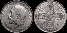 1915 Florin Great Britain - KM# 817