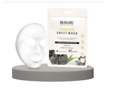 Dr. Rashel CHARCOAL SHEET CONTROLS OIL DEEP CLEANSING 20ML PACK 1