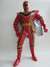 GRAND PERSONNAGE ARTICULE POWER RANGERS ROUGE  BANDAI 2005 +/- 30cm