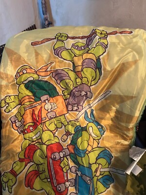 TMNT ~ TEENAGE MUTANT NINJA TURTLES SLEEPING BAG & PILLOW SET TMNT