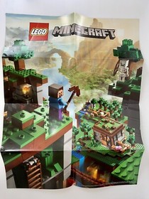 Lego Minecraft 21116 Crafting Box Complete with Block Translator Poster Manuals