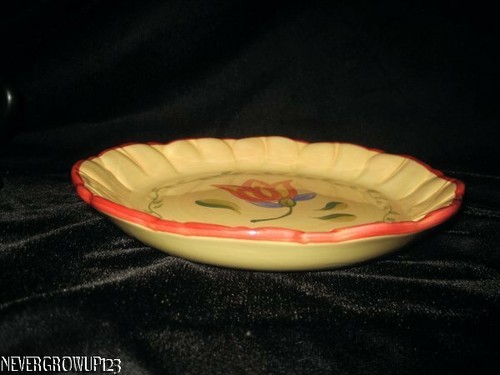 PFALTZGRAFF NAPOLI 8" FLOWER SHAPE PLATE (s)~SALAD~DESSERT~NEW - Picture 3 of 5