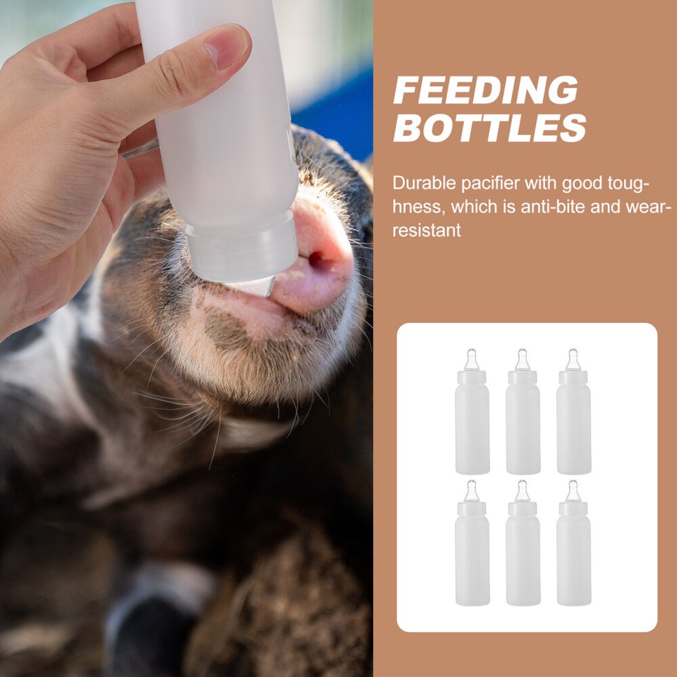 6Pcs Calf Nursing Bottle Lamb Feeding Supplies Dog Feeding Bottle eBay