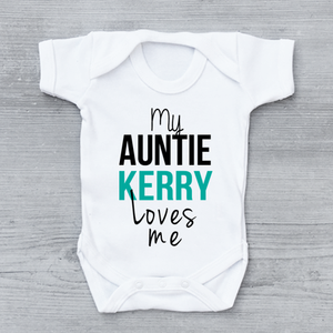 my aunt loves me baby grow