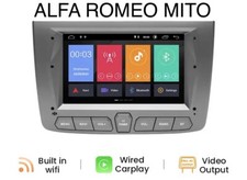 Alfa Romeo Mito 2008 - 2012 CarPlay Android 2GB RAM 16 GB ROM NAVIGATORE