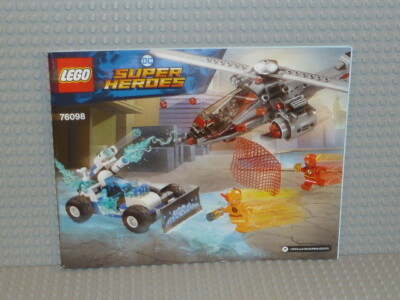 LEGO  Super Heroes Bauanleitung 76098 Speed Force Freeze Pursuit ungelocht B2758