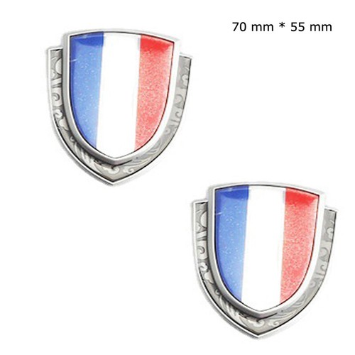 2Pcs National Flags Metal Rear Car Trunk Window Emblem Badge Decal Sticker - Picture 12 of 16