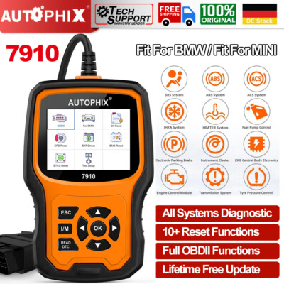2025 AUTOPHIX 7910 für BMW OBD2 Diagnosegerät Auto Scanner ABS SRS DPF EPB TPMS