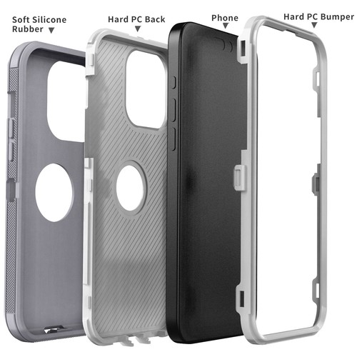 For iPhone 15 Pro Max/15/15 Pro/15+ Case Rugged Phone Cover / Screen Protector - Picture 40 of 82