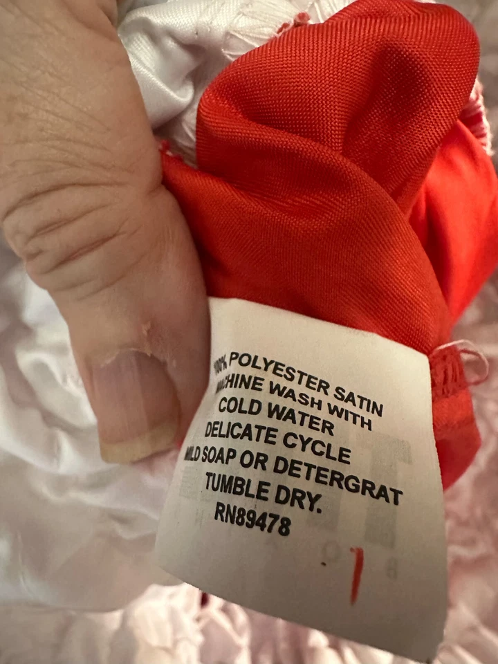 Pantalones Cortos de Boxeo Title Para Hombre Medianos Rojo Blanco Satinado Kickboxing Muay Thai Lucha Foto 3 de 4