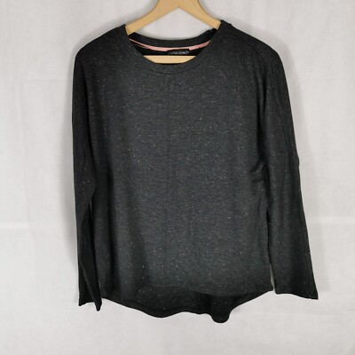 Ladies Top Size M 12 14 CYNTHIA ROWLEY Black Sweater Smart