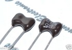 2pcs - Cornell Dubilier 62P (62PF 0.062nF) 500V 5% Silvered Mica Capacitor