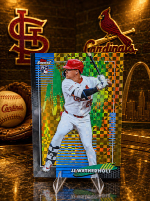 2026 Topps Finest Gold X-Fractor Rookie /50 JJ Wetherholt #15 Cardinals RC 🔥