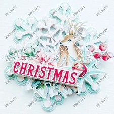 Schneeflocke Mini-Album-Stanzformen Scrapbook...