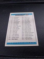 1992 Donruss - Checklist Cards 705-784 #784