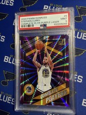 2020 Panini Donruss Complete Player Holo Purple Laser /15 Stephen Curry Psa9