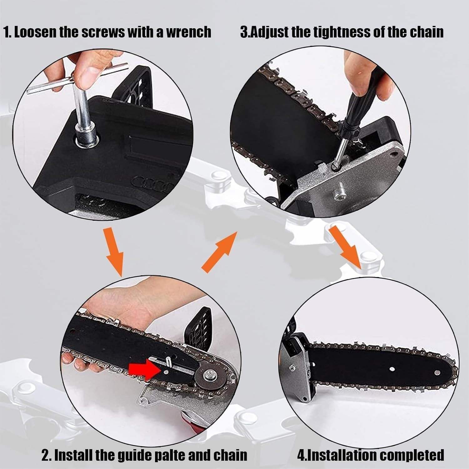 5 Pieces 4 Inch Mini Chainsaw Chain for Stihl GTA 26, 4 Inch Replacement Chains