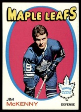 1971-72 Topps #43  JIM McKENNY  Toronto Maple Leafs  NM