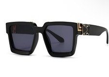 Oversized Thick Frame Hip Hop Sunglasses Retro Men's Women Outdoor UV400 Glasses