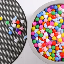 Star Heart Moon Ball Pit Balls, Shaped Play Balls for Ball Pit, 100 200 500 1000