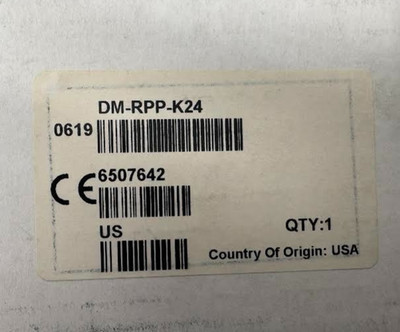 Crestron 6507642 DM-RPP-K24  DigitalMedia  24-Port Keystone Patch Panel