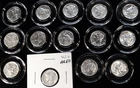 MERCURY SILVER DIMES 41 PDS, 42 PDS, 43PD, 44 PDS, 45 PDS (14) AUs