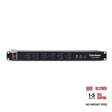 CPS1215RMS Surge Protector, 120V/15A, 12 Single 15A with Surge Protection