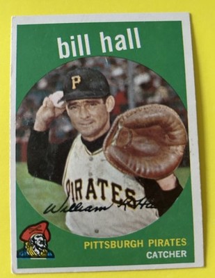 1959 Topps Set-Break # 49 Bill Hall EX-EXMINT *Jsnicestuff* Pirates