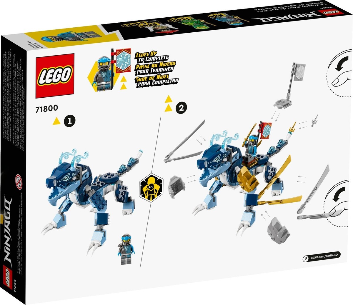 New, Sealed LEGO® Ninjago Set 71800 - Nya's Water Dragon EVO | eBay