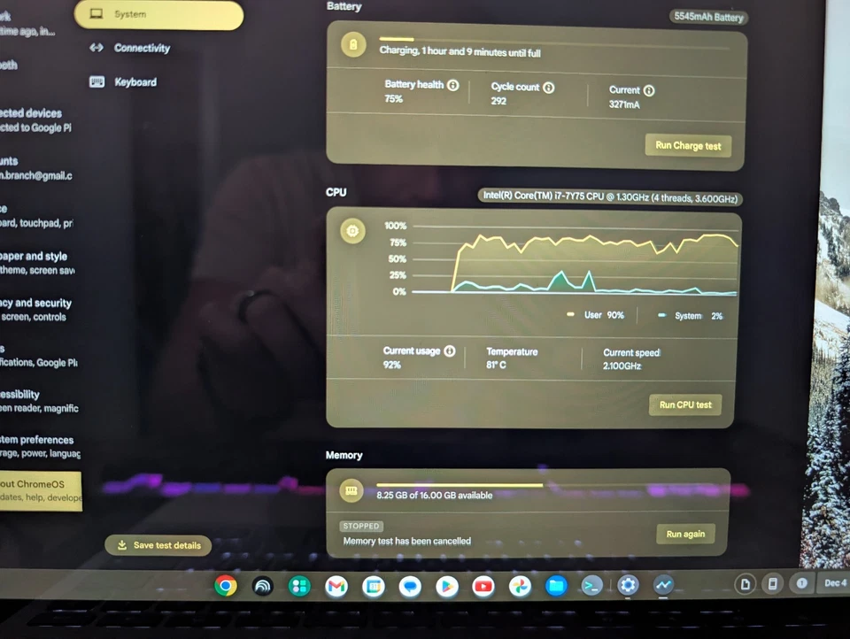Google GA00124-US Pixelbook 12,3 pulgadas SSD Intel Core i7 512 GB de 7 generación 1,3 GHz 16 GB... Foto 2 de 4