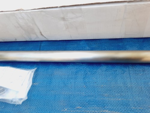 Ginger Kubic Grab Bar 4665 36" Brushed Nickel with Chrome Flange ~ NEW - Picture 5 of 5