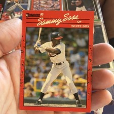 Donruss 1990 - Sammy Sosa #489 Rookie Chicago White Sox Baseball Card