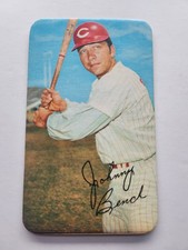 JOHNNY BENCH 1970 Topps Super Baseball Card Cincinnati Reds EX / EXMT NICE