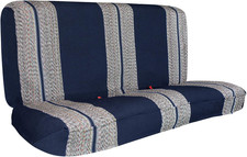 Full Size Truck Bench Seat Cover Blue Saddle Blanket Heavy-duty Woven Fabric Full Size Truck Bench Seat Cover Blue Saddle Blanket Heavy-duty Woven Fabric