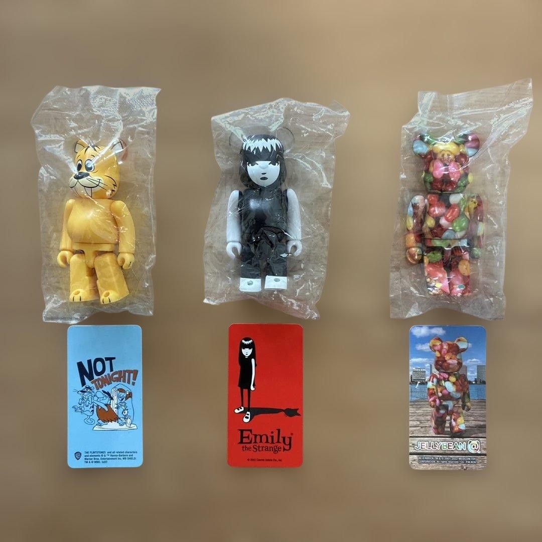 BE@RBRICK Bearbrick 3-piece set