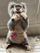 Steiff VintageMolly Koala Bear Woven Fur Plush 16in ID Button Tags 1970s Austria