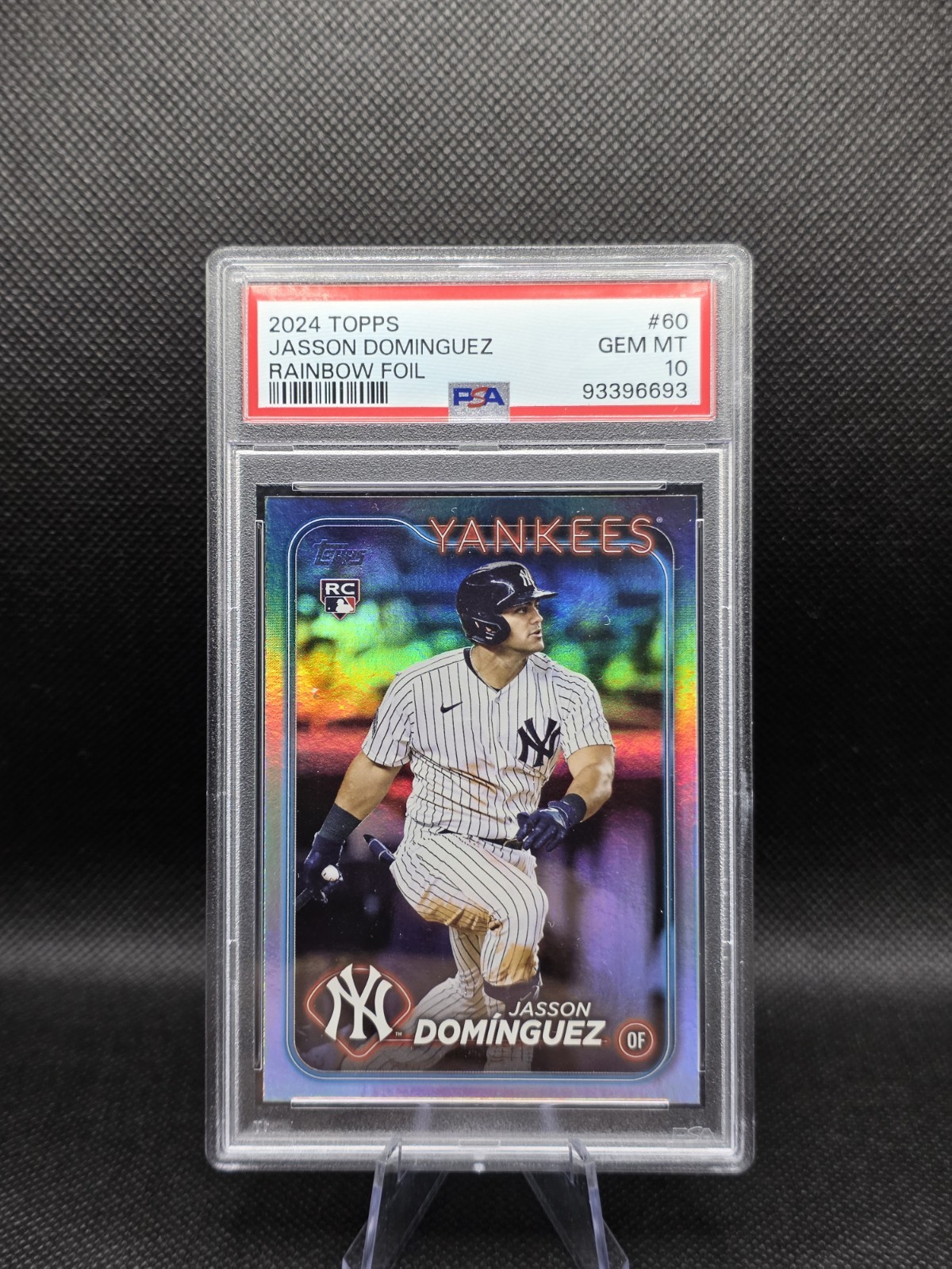 2024 Topps Series 1 - Jasson Dominguez #60 Rainbow Foil (RC)
