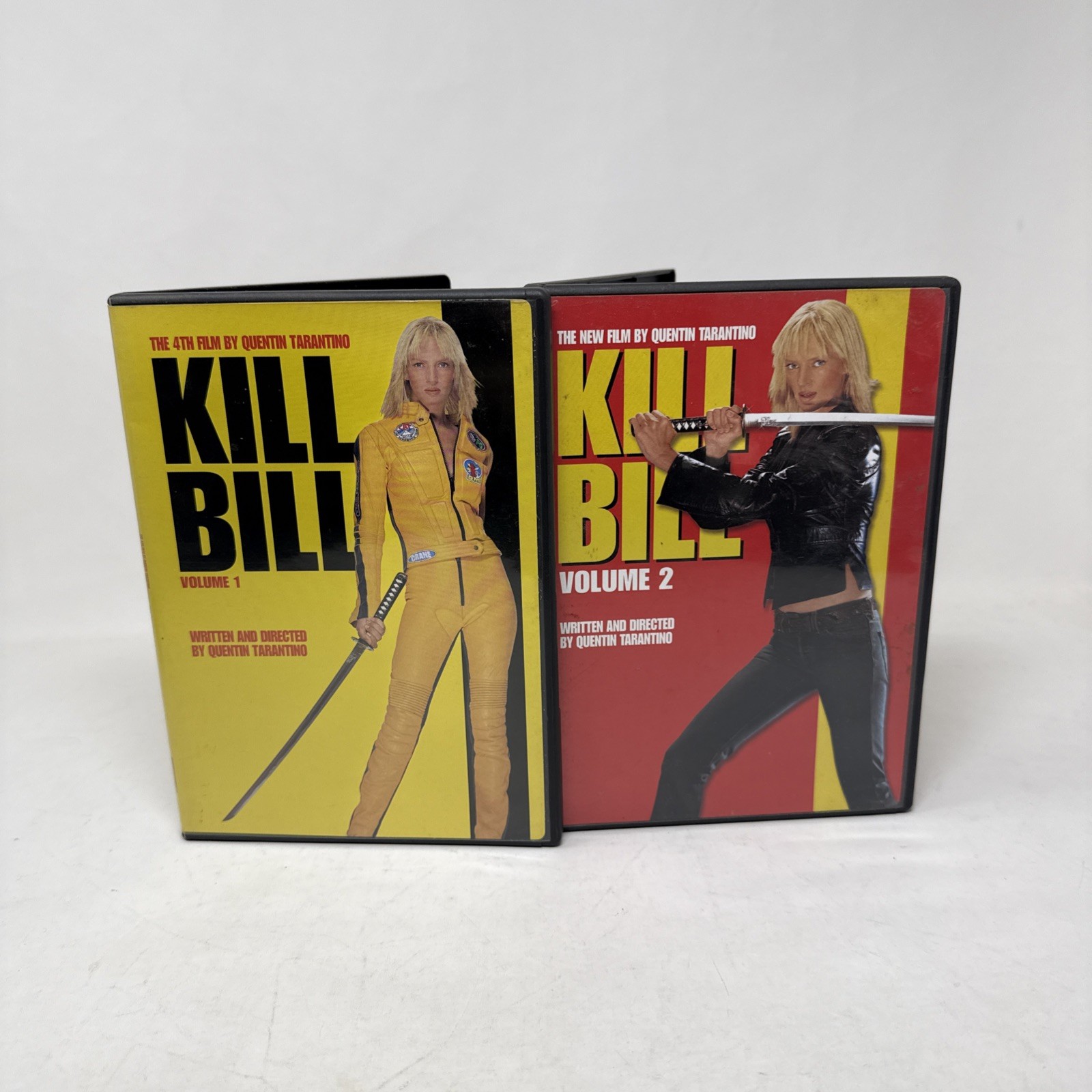 Kill Bill Volumes 1 & 2 Quentin Tarantino, Uma Thurman DVD Set