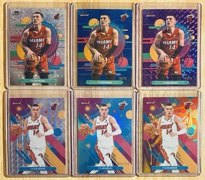 2025-26 Topps Finest Tyler Herro #50 Common / #152 Uncommon Refractor + # d Lot