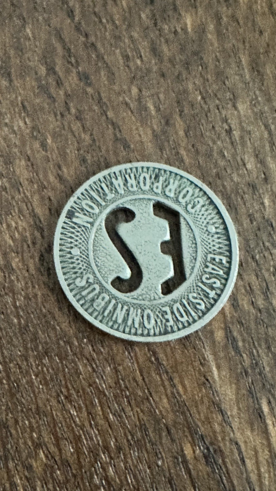 East Side Eastside Omnibus Corporation Transit Token RARE - second product detail image