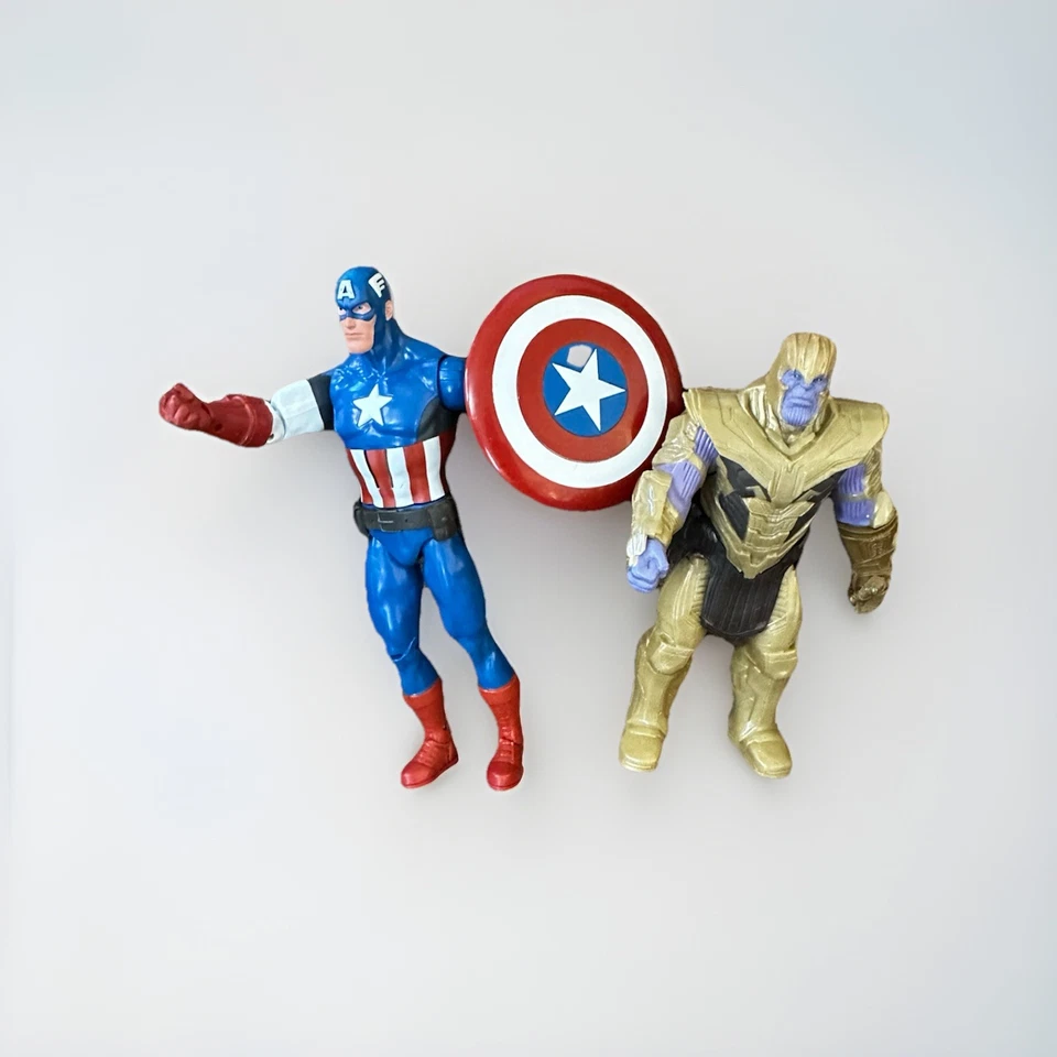 "Lote mixto de 6 figuras de acción de superhéroes y villanos de 12"" de Marvel y DC Comics" Foto 2 de 4