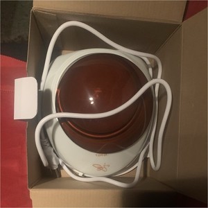 GiGi Wax Warmer White Brown with Temperature Control Knob Hair Removal