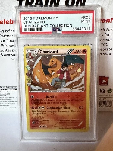 Pokemon 2016 XY Generations Charizard RC5/RC32 Holo Radiant Collection PSA 9
