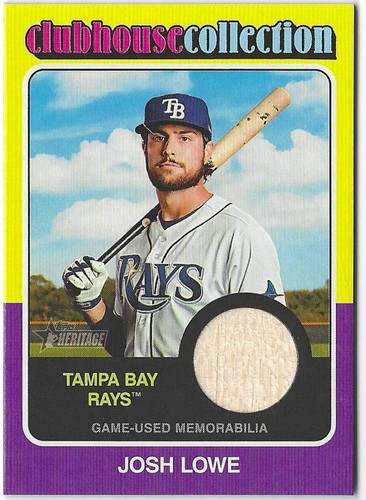Topps Heritage Clubhouse Collection Memorabilia/Relic Cards - You Pick Upd 2/7 - Afbeelding 76 van 111