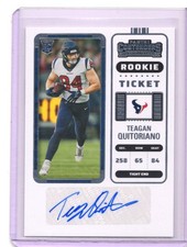 Teagan Quitoriano 2022 Panini Contenders Rookie Ticket Auto RC
