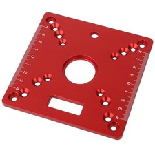 2X(Router Table Insert Plate, Square Woodworking Bench Router Flip Plate5672