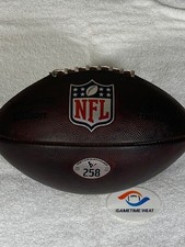 Used Wilson NFL Duke 2022 Houston Texans Leather Game Prepped Football Ball 258