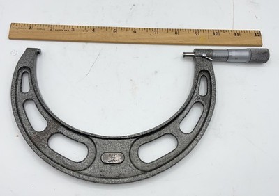 NSK 6-7 Inch Outside Micrometer 0.0001 Resolution Japan Locking