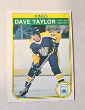 #161  1982-83 O-Pee-Chee Hockey Dave Taylor - Kings