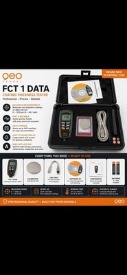 geo-FENNEL FCT 1 Data Coating Thickness Tester Paint Meter 0-1250 µm NEW